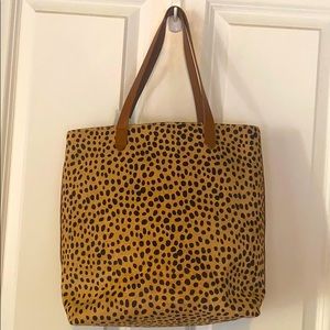 NWT Madewell Medium Cald Hair Tote Bag